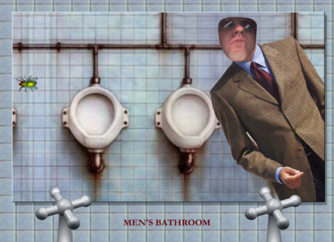 Jumping Jokes — Men’s Bathroom